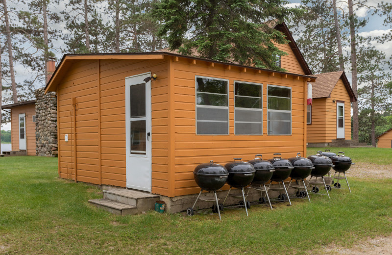 Cabin exterior at Twin Springs Resort.