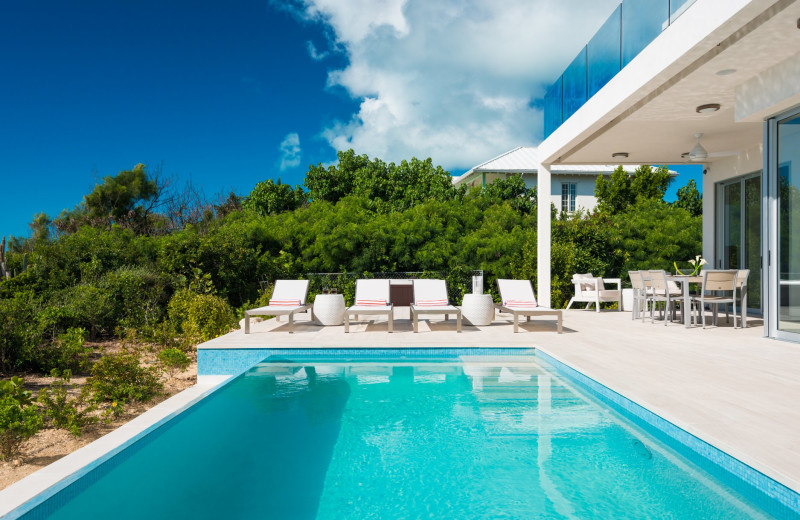 Outdoor pool at Villa Sol Y Luna.