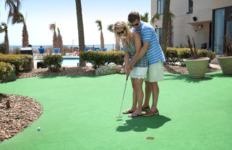 Mini golf at The Palace Resort.