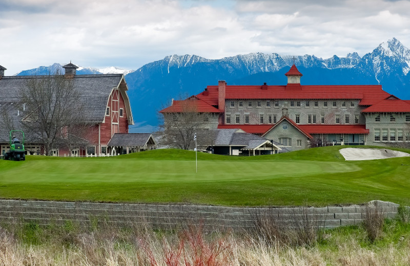 Exterior view of St. Eugene Golf Resort & Casino.