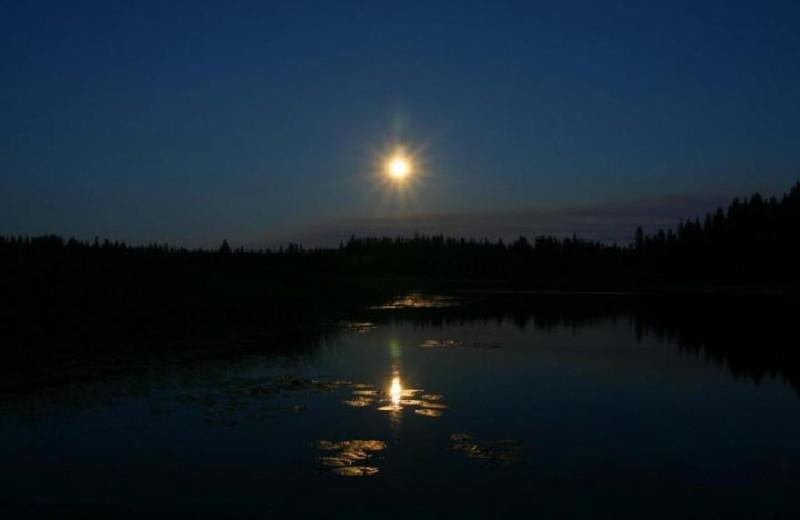 Evening Lake View at Siwash Lake Ranch