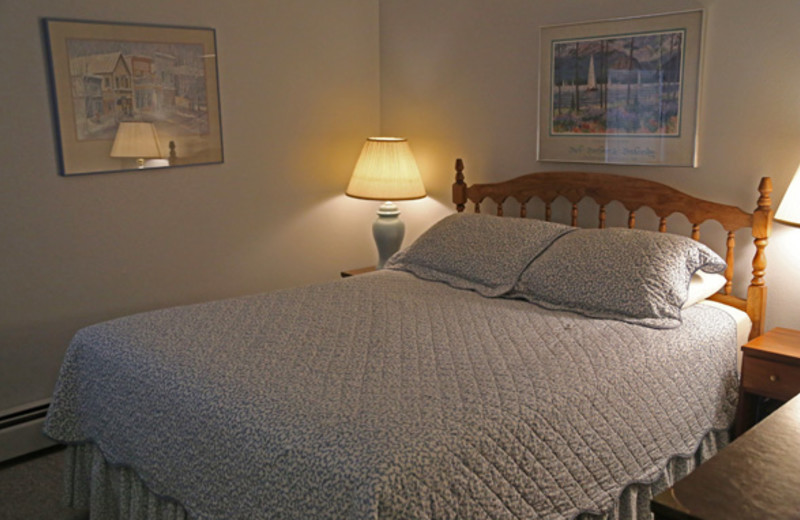 Rental bedroom at Range View Rentals.