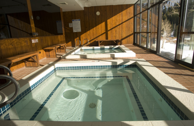 Hot tub at Alta Lodge.