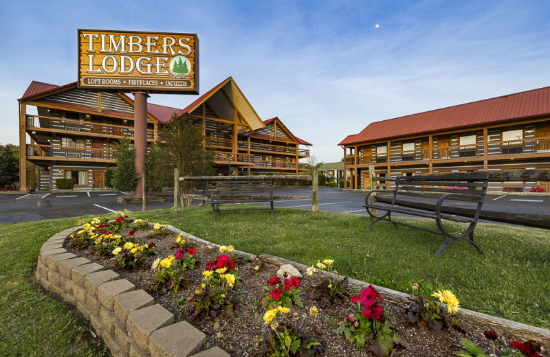 Exterior view of Timbers Lodge.