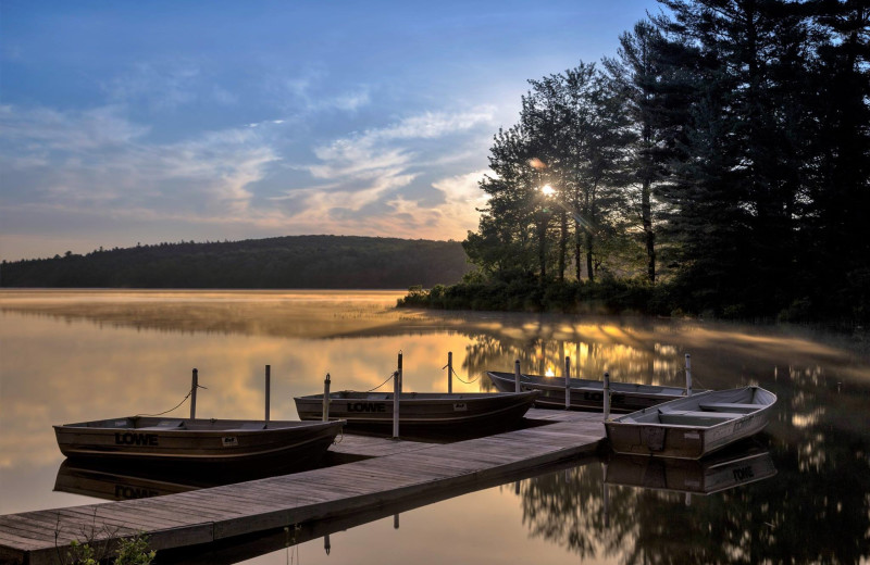 Docks at Inn At Lake Joseph.