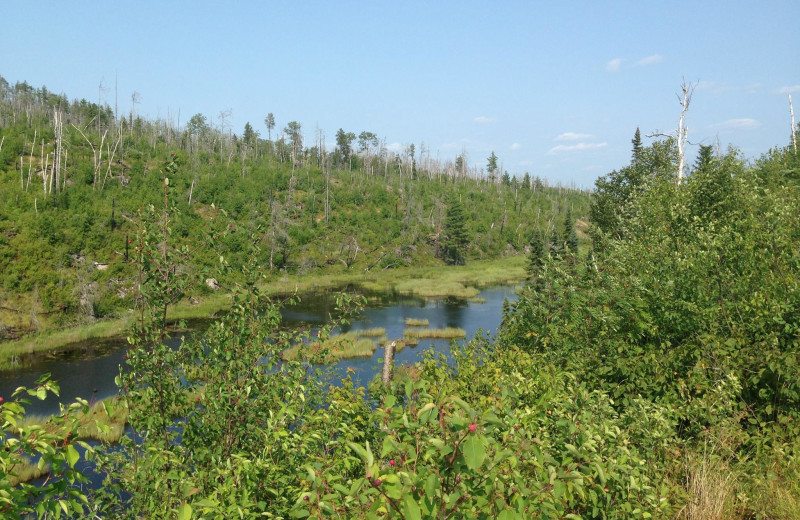 Scenic view at Gunflint Lodge.