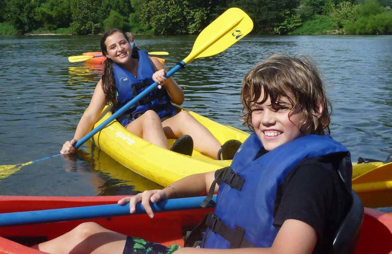 Kayaking at Allstar Lodging.