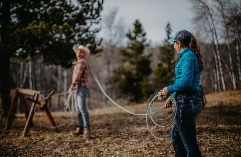 Ranch activities at Big Creek Lodge.