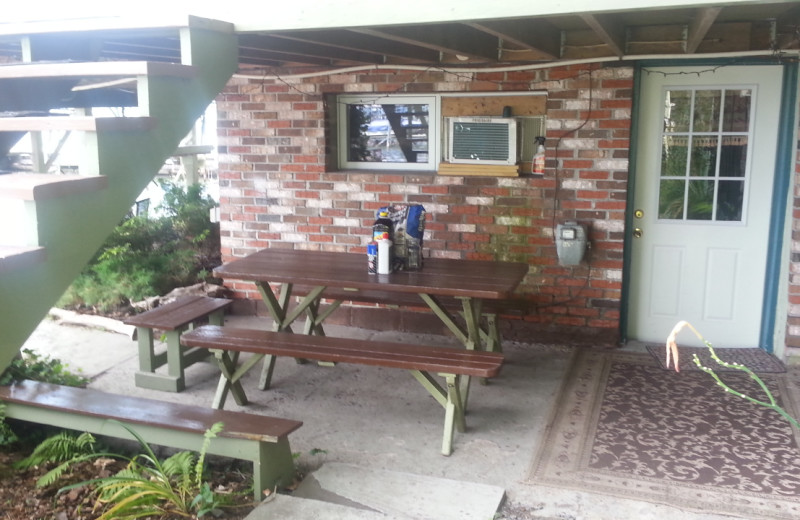 Patio at The Spotted Sandpiper.