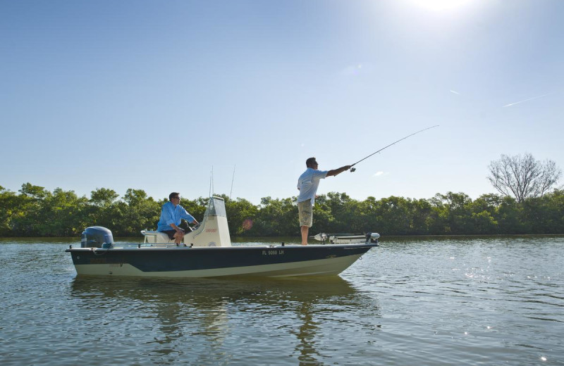 Fishing at Palm Island Resort.