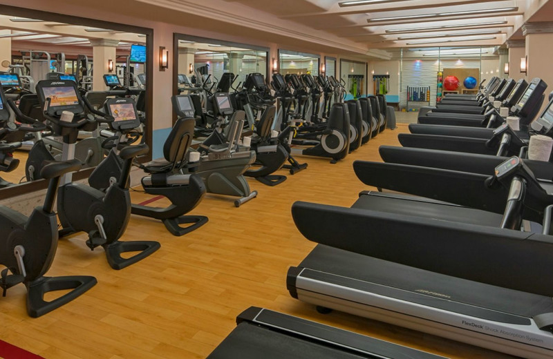 Fitness room at Sheraton Hacienda del Mar Resort & Spa.