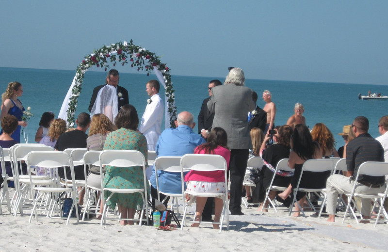 Wedding at Shoreline Island Resort.
