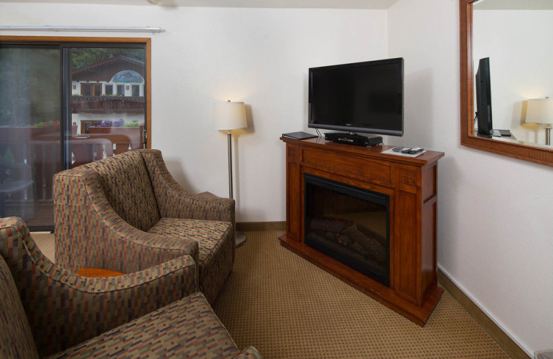 Guest room at Obertal Inn.