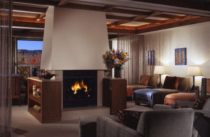 Lounge at Stowe Mountain Lodge.