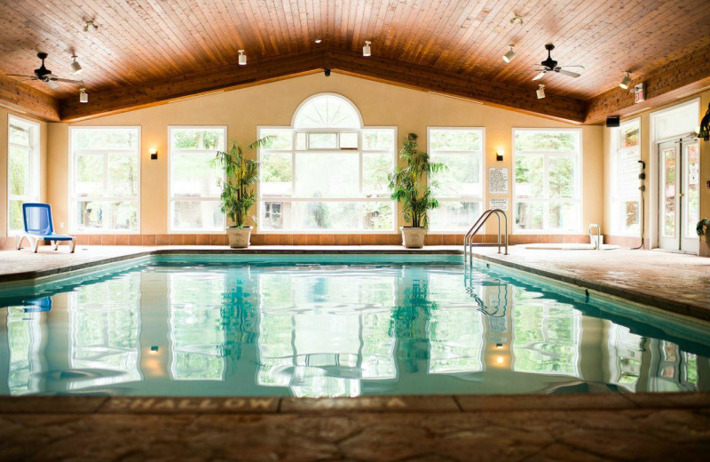 Indoor pool at Oakwood Resort.