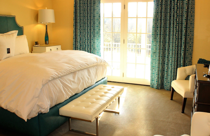 Guest room at The Inn at Willow Grove.