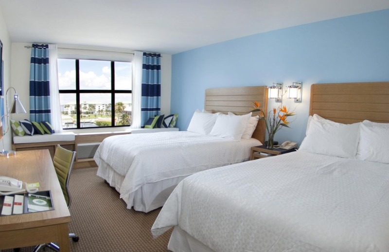 Guest room at Four Points Sheraton Punta Gorda.