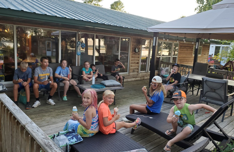 Ice cream shop at The Wilds Resort