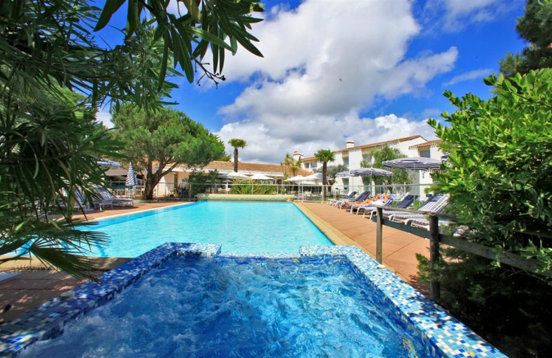 Outdoor pool at Hôtel Fleur de Sel.