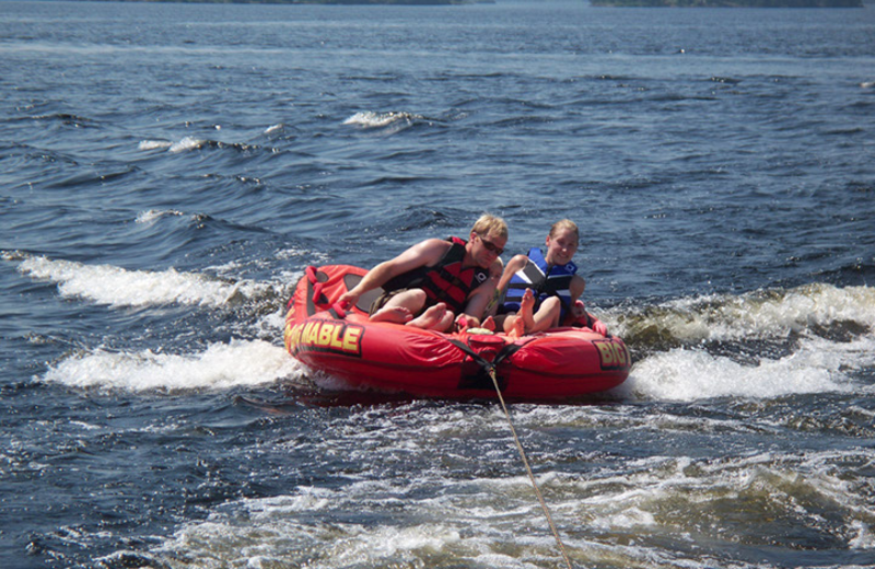 Water activities at Eagle Ridge Resort.