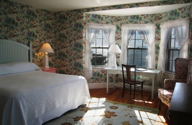 Guest room at The Colony Hotel.