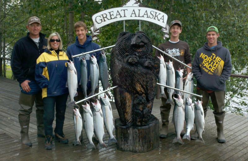 Fishing at Great Alaska Adventure Lodge.