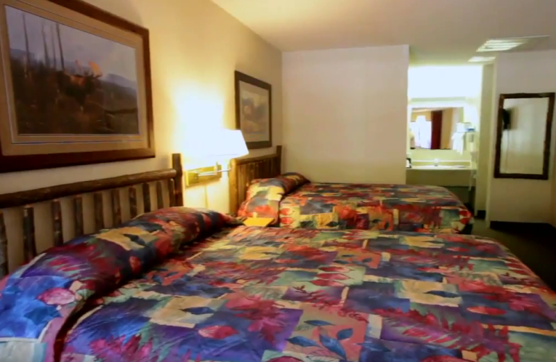 Guest room at Rushmore Express Inn & Family Suites.