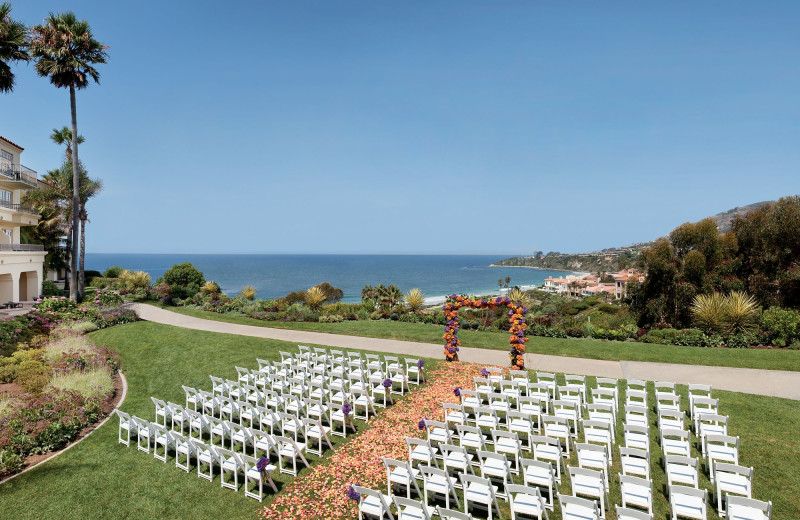 Wedding reception at The Ritz-Carlton, Laguna Niguel.