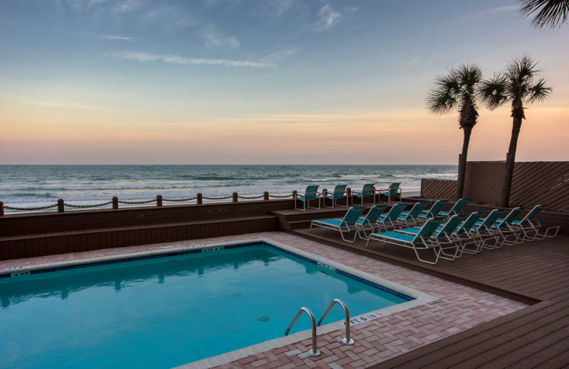 Outdoor pool at Water's Edge Resort.