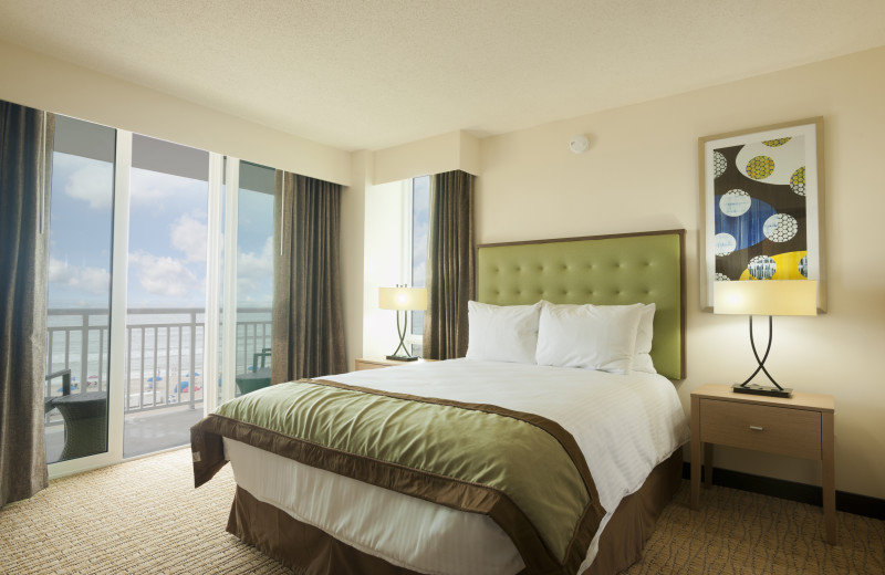 Resort bedroom at Gold Key Resorts.