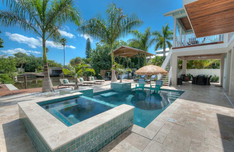 Rental pool at Anna Maria Vacations.