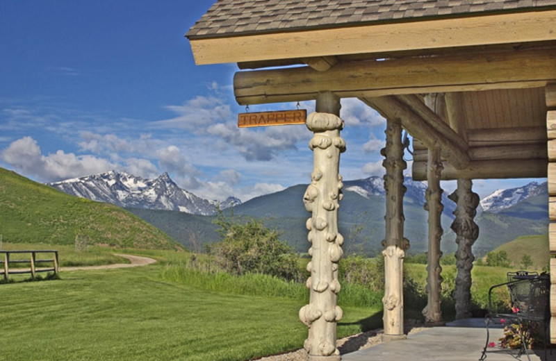 Mountain view at Rye Creek Lodge.