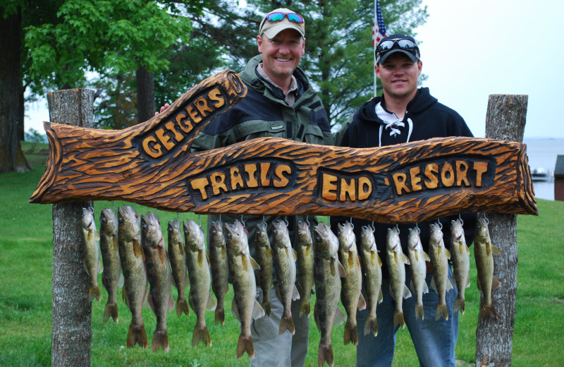 Fishing at Geiger's Trails End.