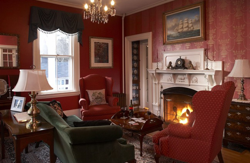 Living room area at Maine Stay Inn & Cottages.