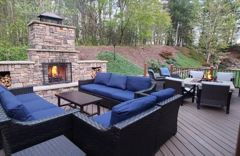 Patio at The Lodge at Flat Rock.