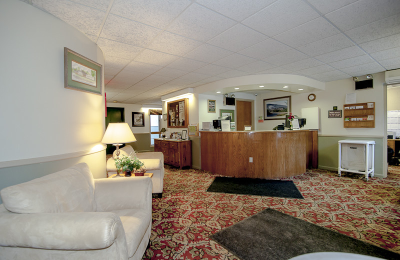 Lobby at Rivergreen Resort.