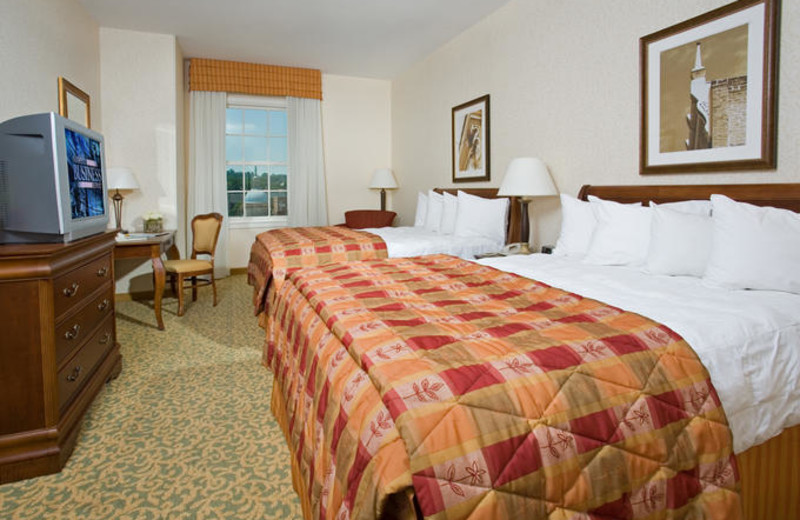 Guest room at Stonewall Jackson Hotel & Conference Center.