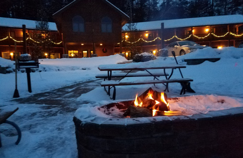 Winter at Northwoods Lodge.