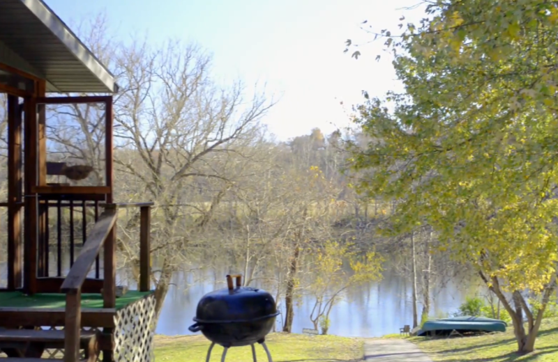 Cabin view at Rainbow Drive Resort.