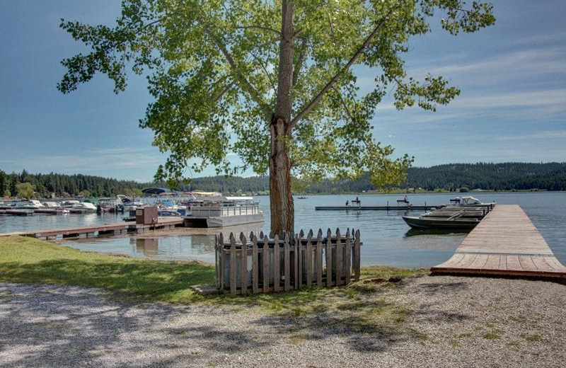 Lake view at Silver Beach Resort.
