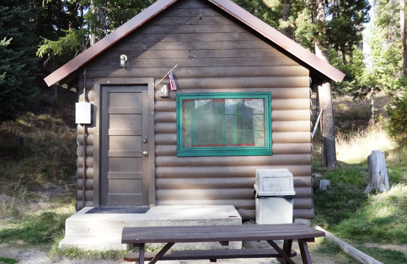 Cabin exterior at North Shore Lodge & Resort.