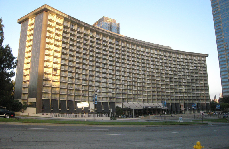 Exterior view of Century Plaza Hotel and Tower.
