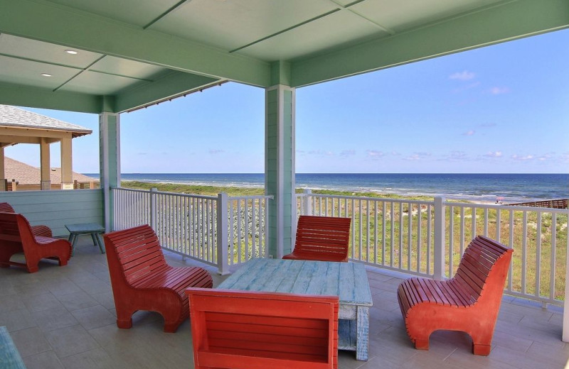 Rental balcony at Port A Escapes.