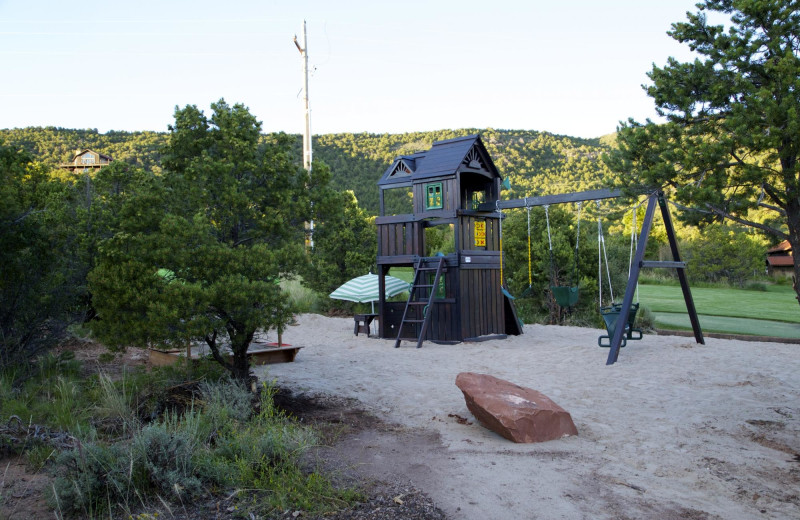 Playground at Whispering Oaks Ranch.