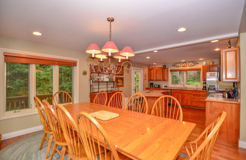Rental kitchen at Railey Vacations.