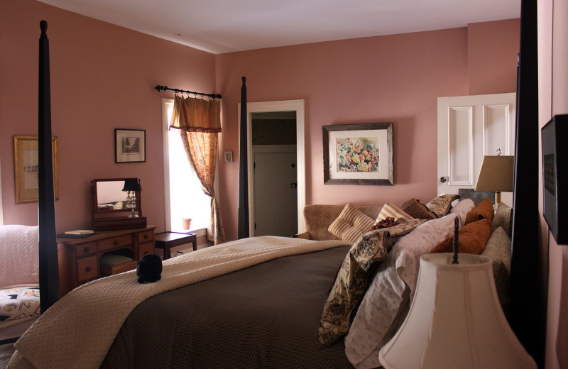 Guest room at Black Sheep Inn and Spa.