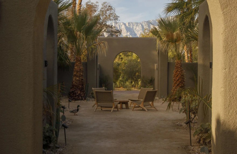 Patio at Two Bunch Palms Resort 