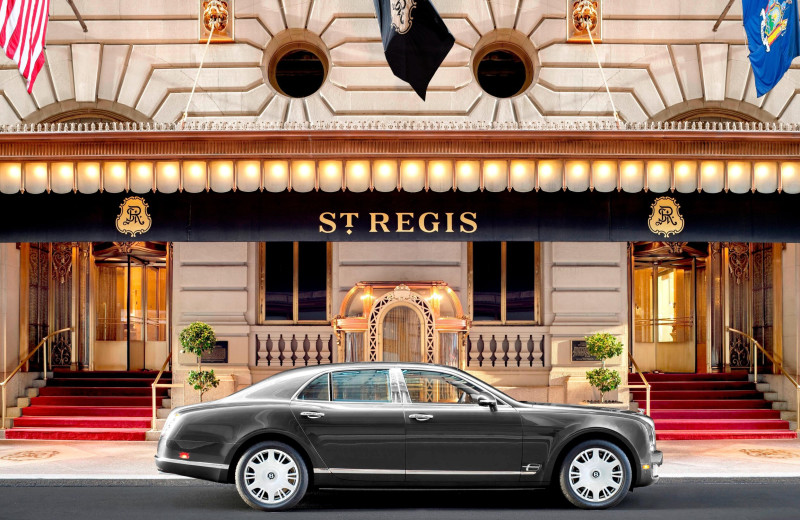 Exterior view of The St. Regis.