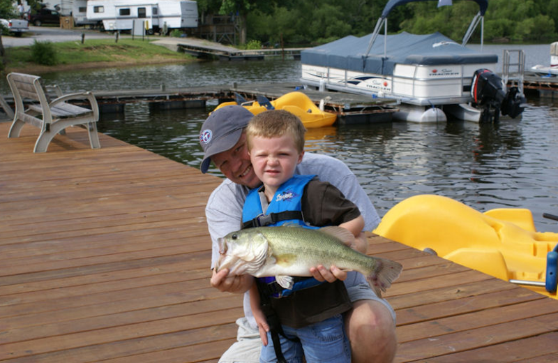 Fishing at Malcolm Creek Resort & Marina.