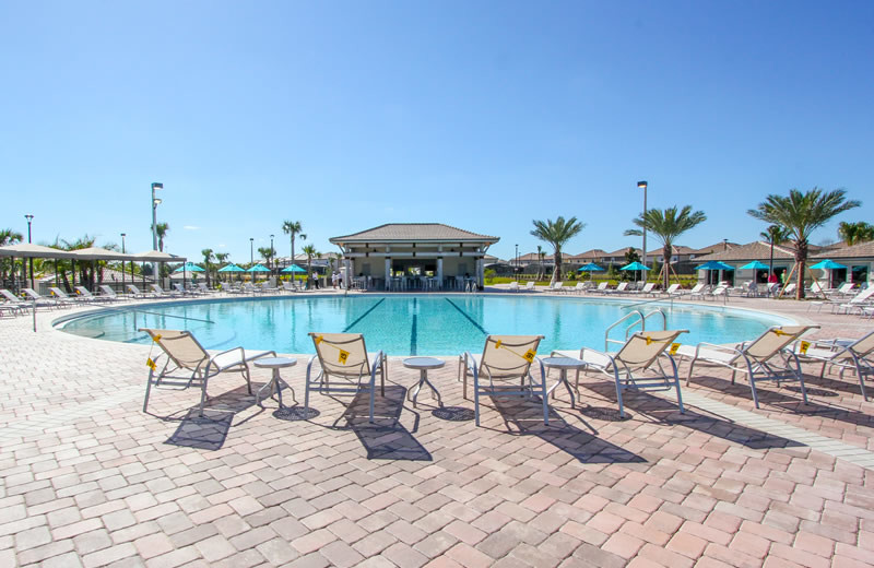 Resort pool at Florida Paradise Villas.